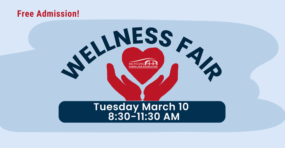 Wellness Fair. Tuesday March 10 from 8:30-11:30 AM. Free Admission