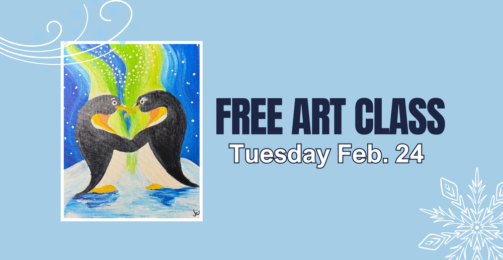 Free Art Class on Tuesday, February 24