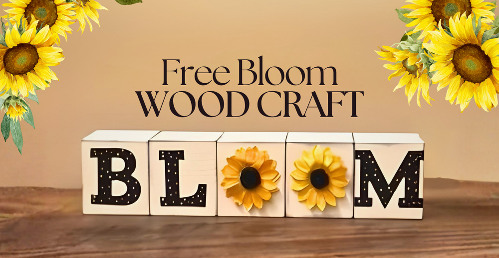 Free Bloom Wood Craft
