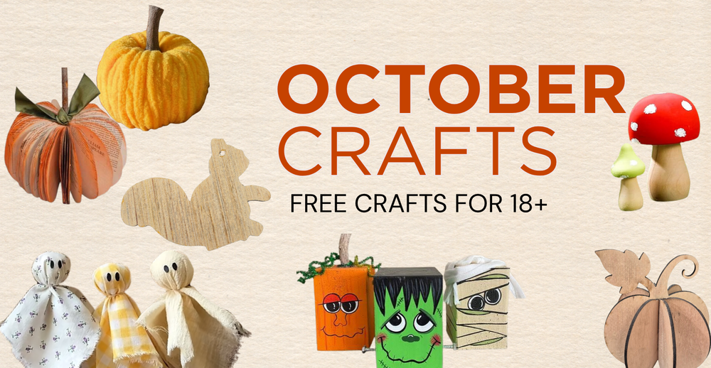 October Crafts. Free crafts for 18+