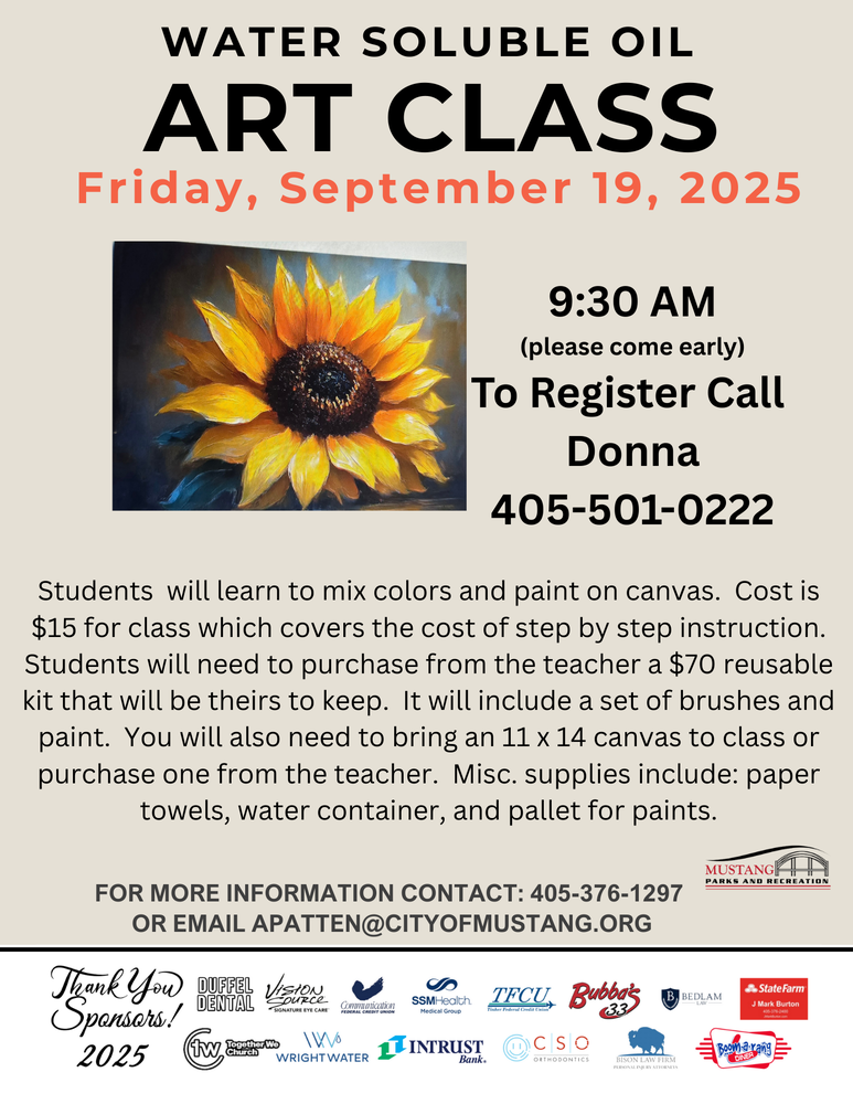 Water Soluble Oil Painting Class