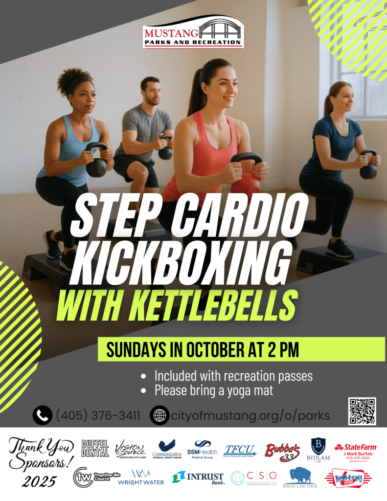 October Sunday Fitness Class: Step Cardio Kickboxing with Kettlebells