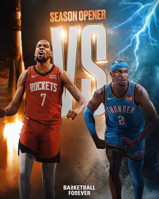 NBA Opening Night - with Kevin Durant and Shai