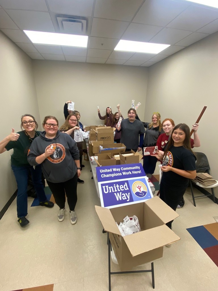 A group of United Way volunteers