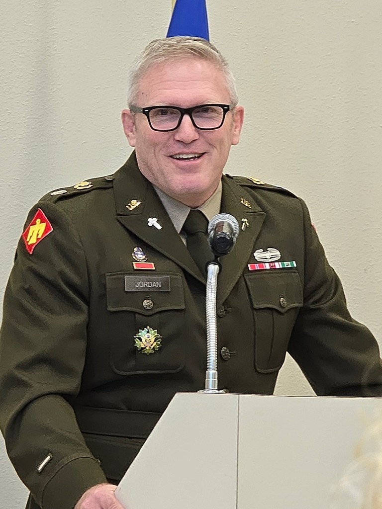 US Army Chaplain (Lieutenant Colonel) David Jordan