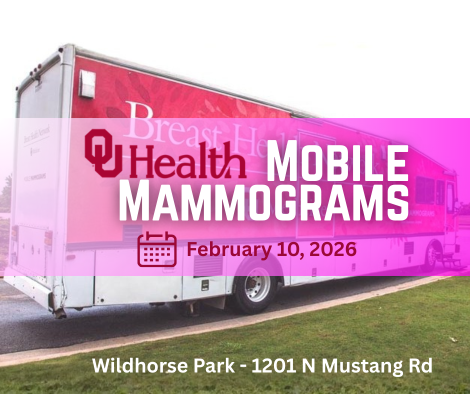 Wildhorse Park with a mobile mammogram truck