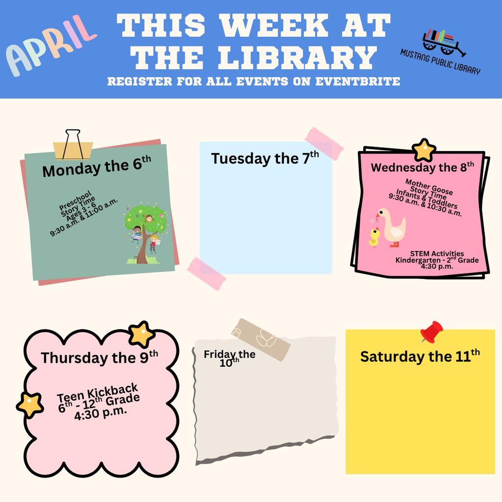 this week at the library