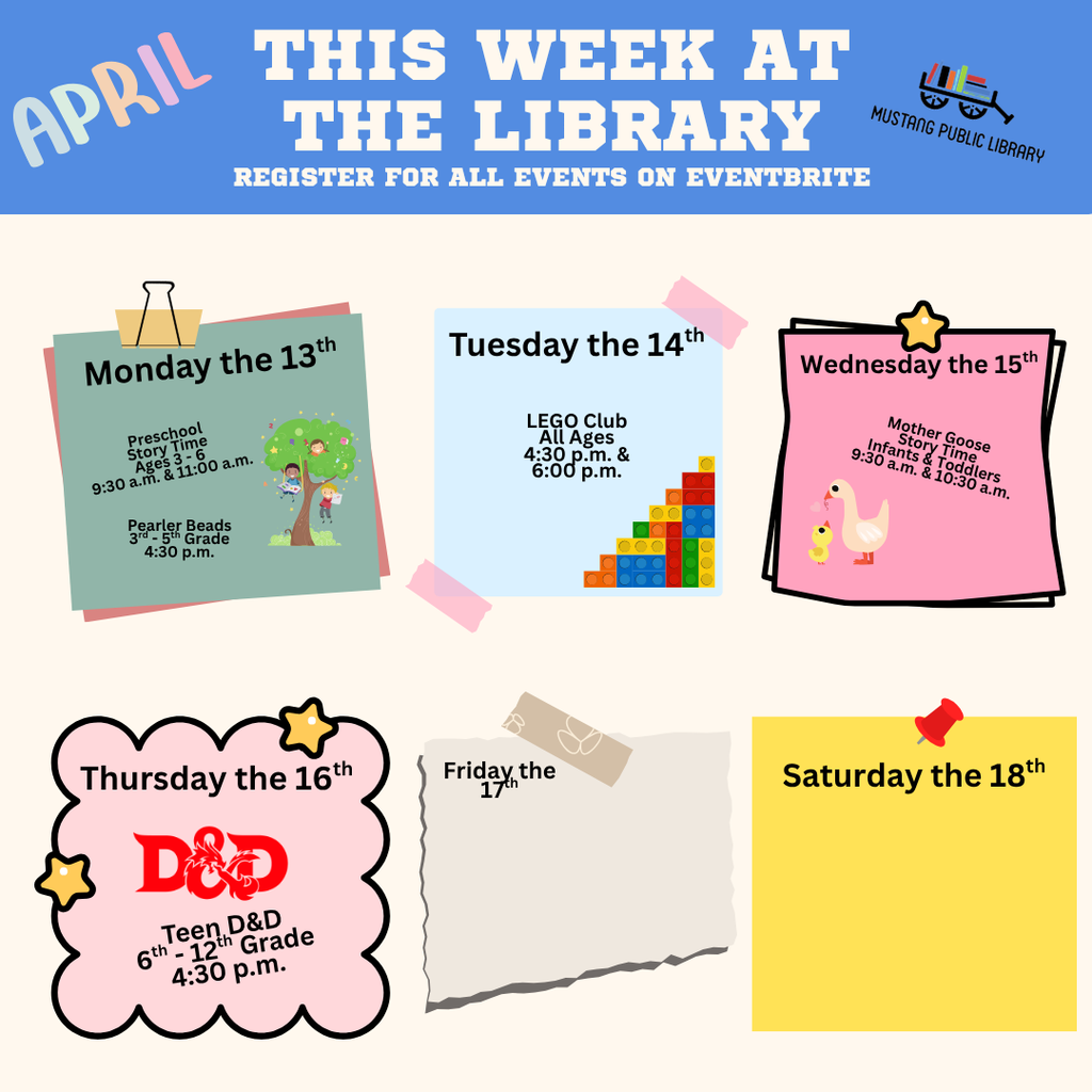 This week at the library