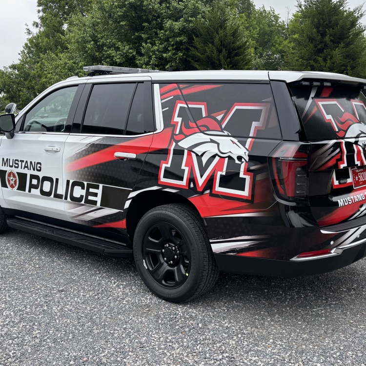 school resource officer vehicle (left rear driver’s side)