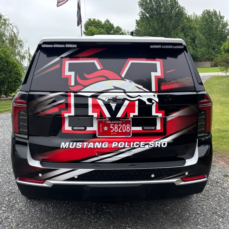 back of school resource officer vehicle 