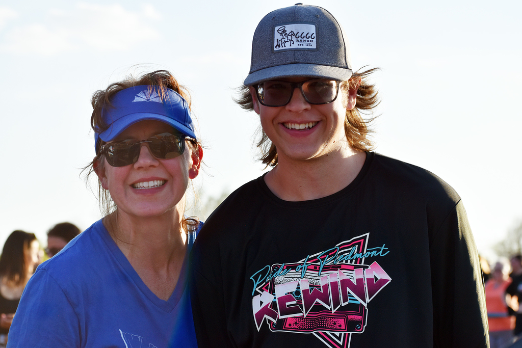 A photo of Michelle Ferguson with her son