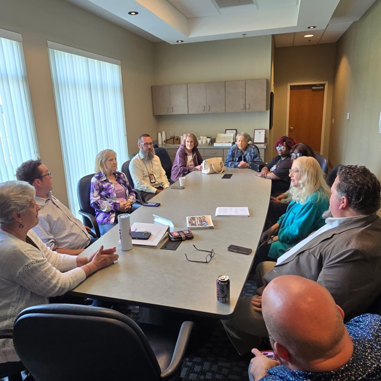 people gathered in Council Chambers Coffee with Mayor meeting