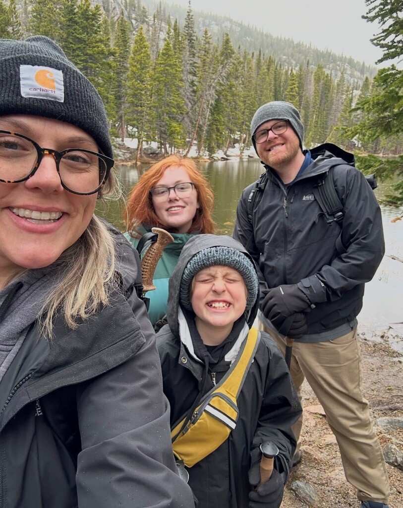 A photo of the Brown family.