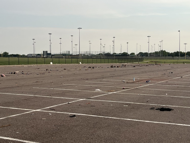 fireworks litter
