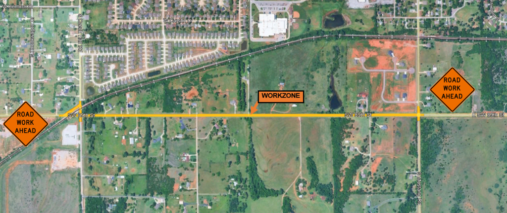 Southwest 89th Work Zone 