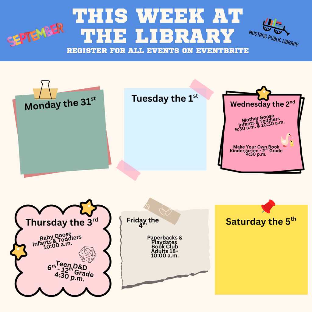 This week at the library