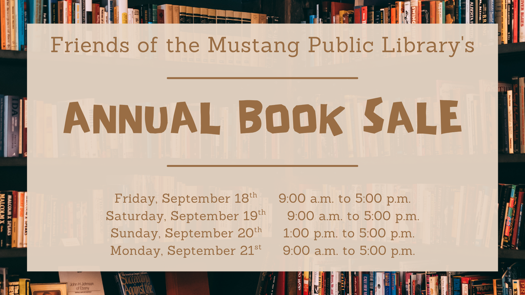 Friends annual book sale