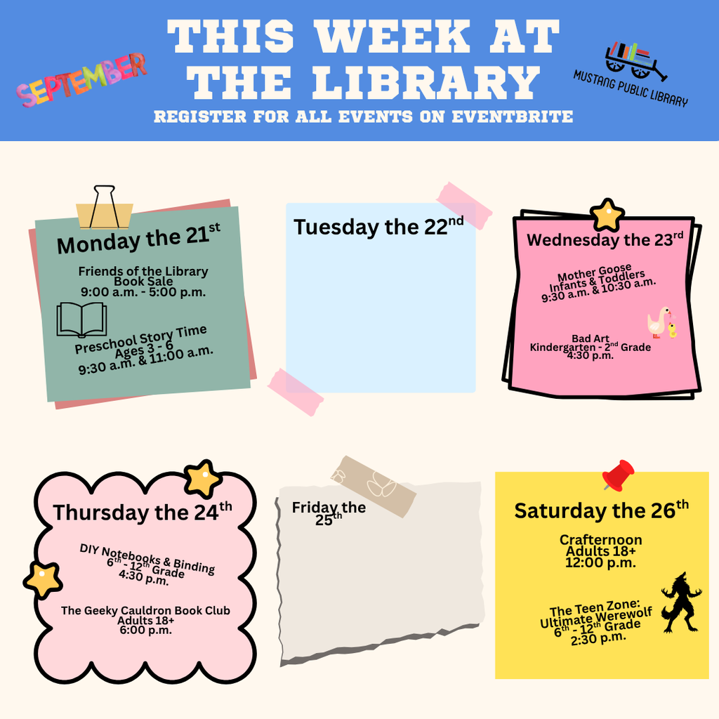 this week at the library
