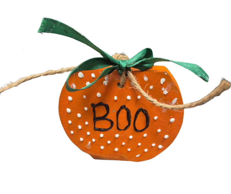 wood pumpkin