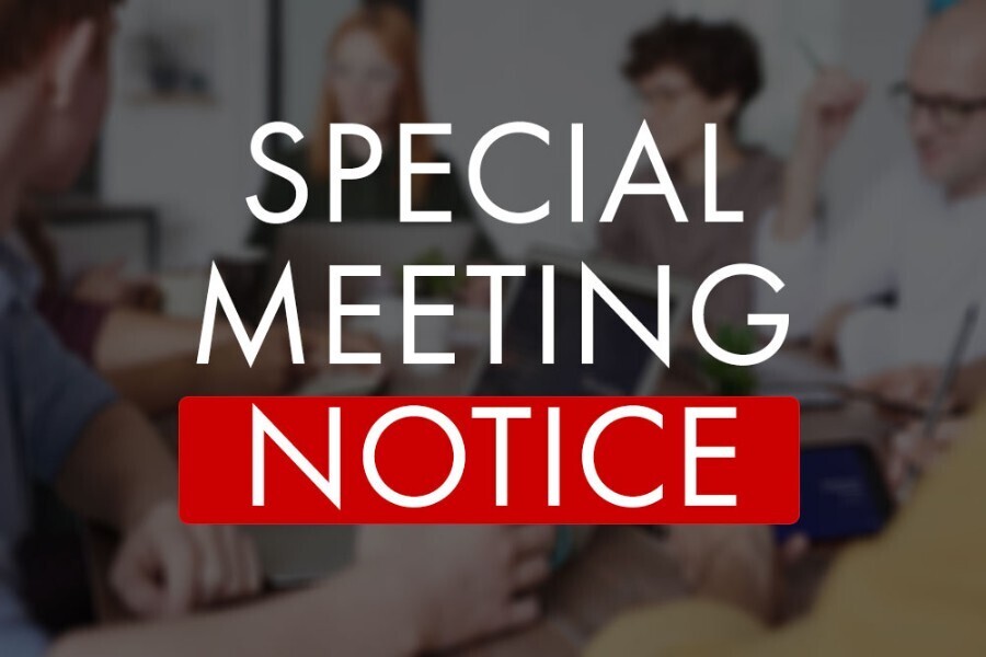 special meeting