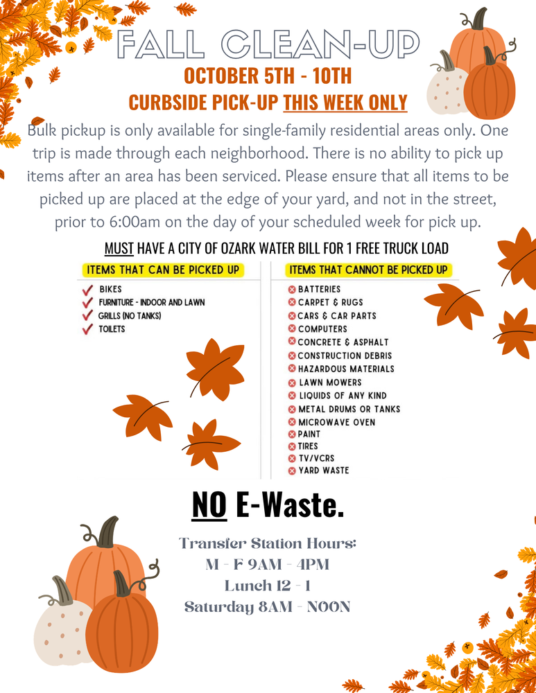 Fall Clean up