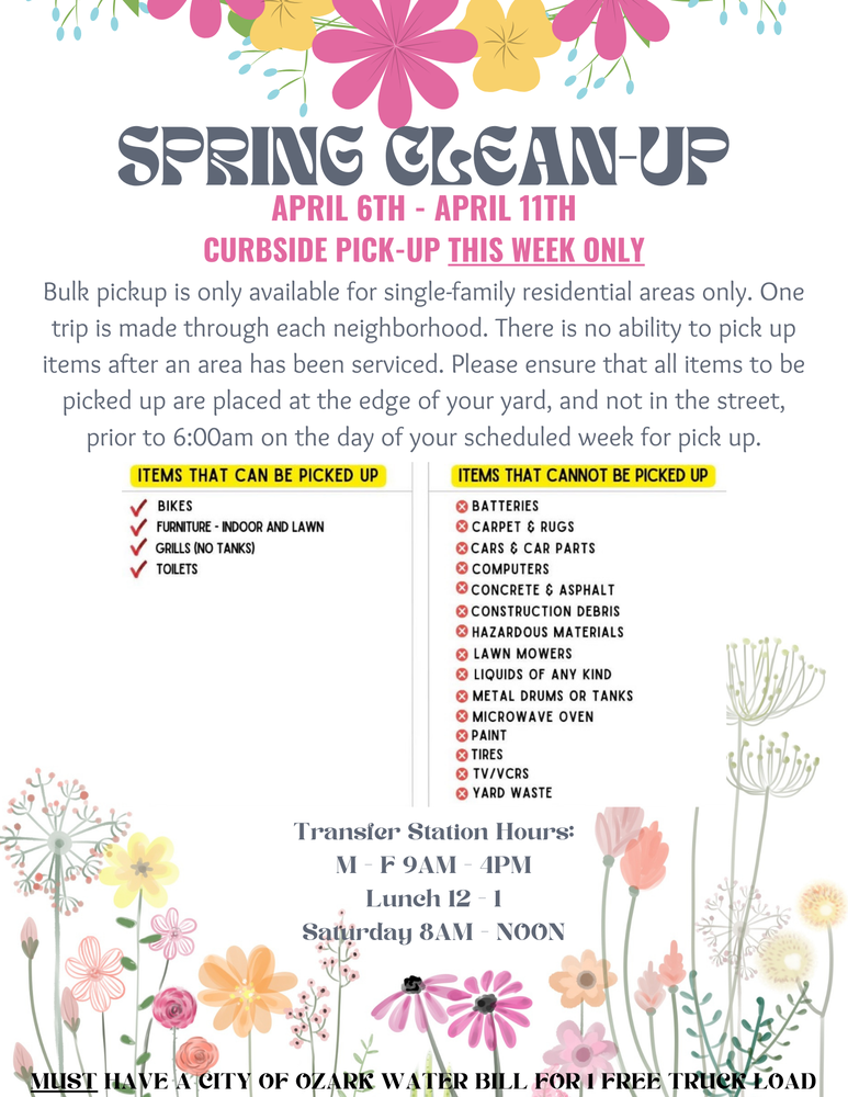 Spring Clean up