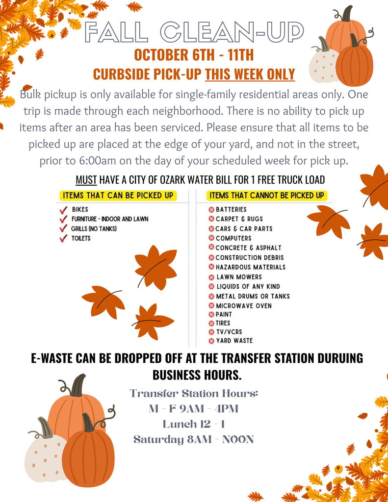 Fall clean up