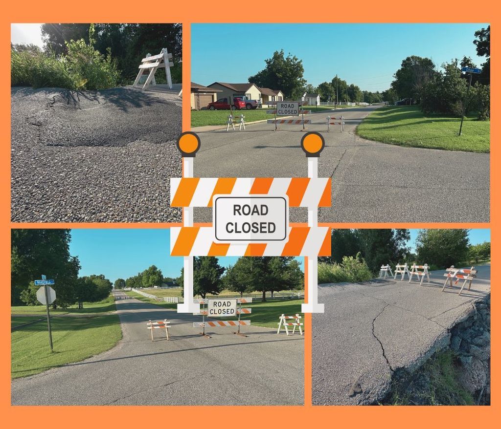 Road closed image