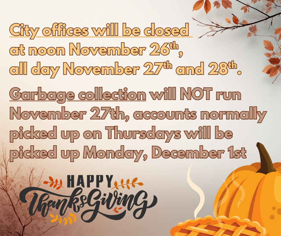 Closed for thanksgiving post