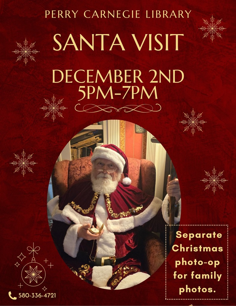 Santa visit at the library 5pm-7pm