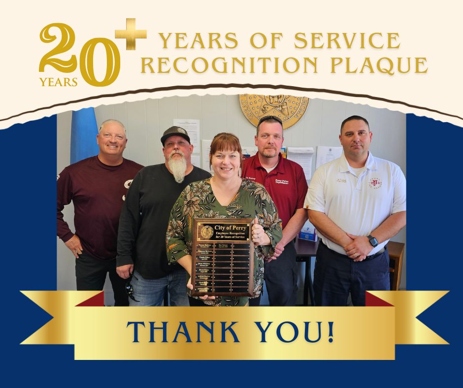 20 plus years of service recognition