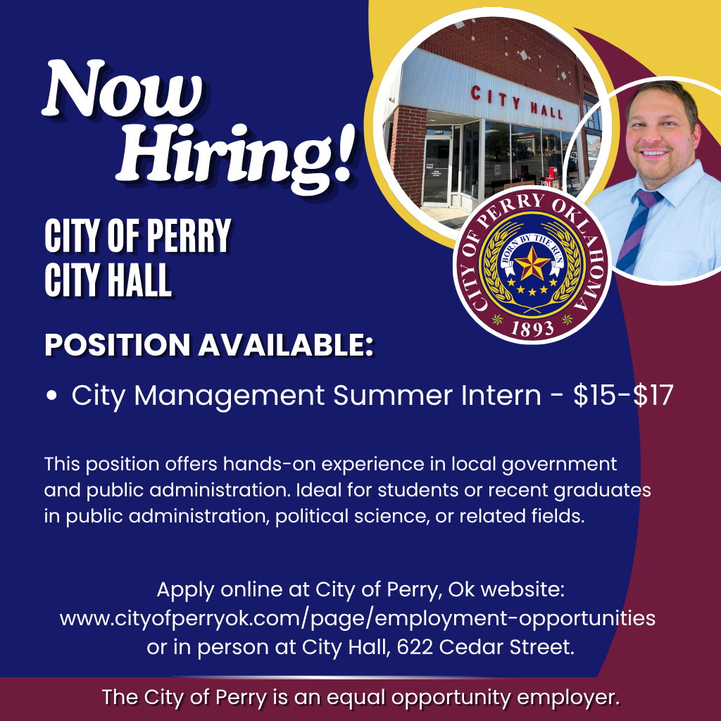 City Manager Summer intern post