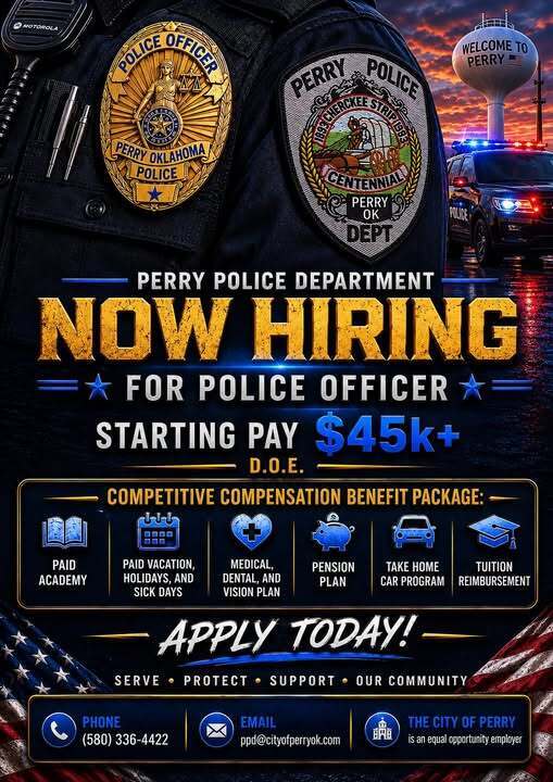 Police office job listing