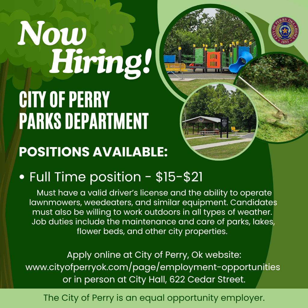 PArks hiring full time image