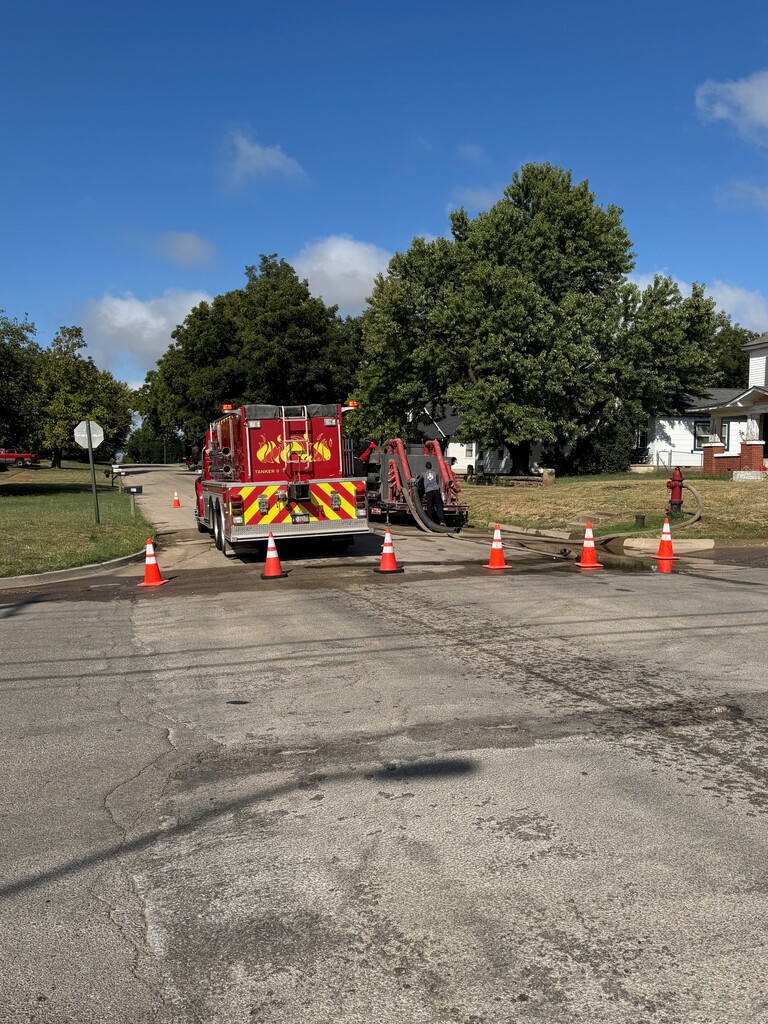 pump testing until 1pm