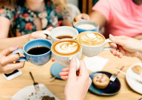 coffee with friends 