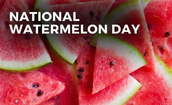 National watermelon day