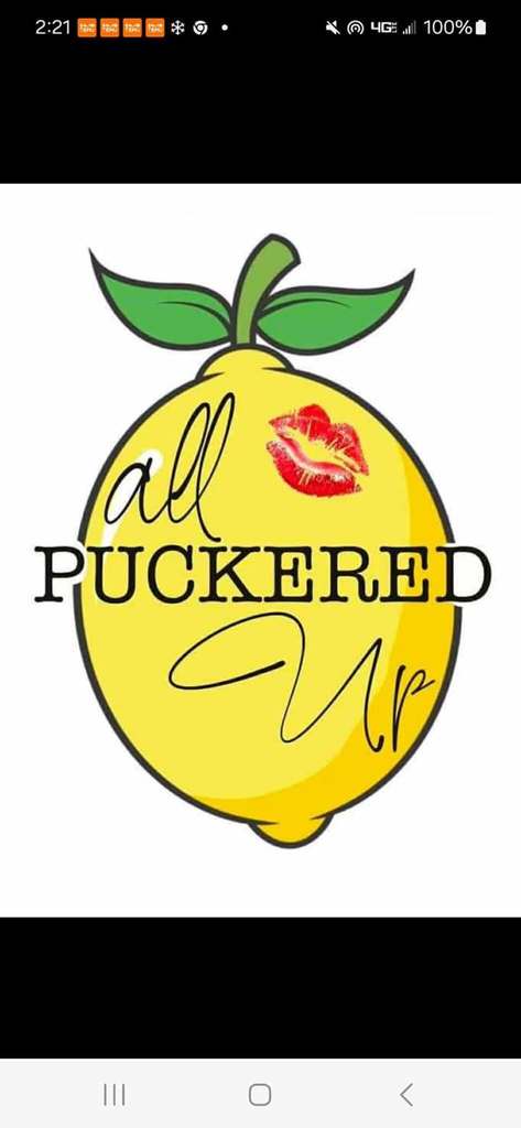 all puckered up