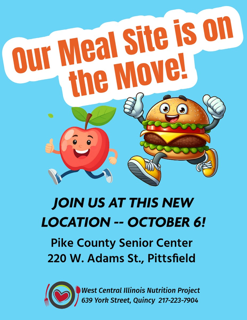 new meal site for West central Illinois nutrition Project.