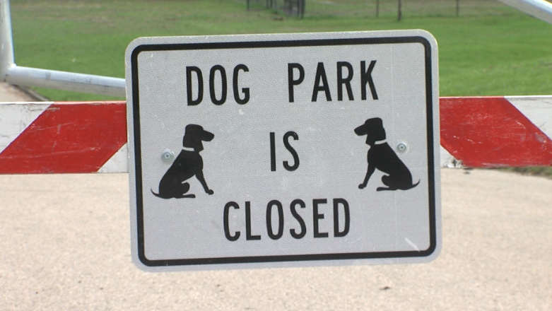 Dog park is closed