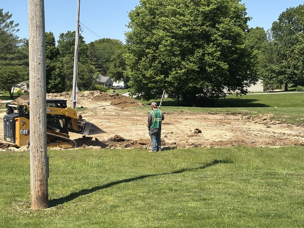 pickleball court at lowry breaking ground for construction
