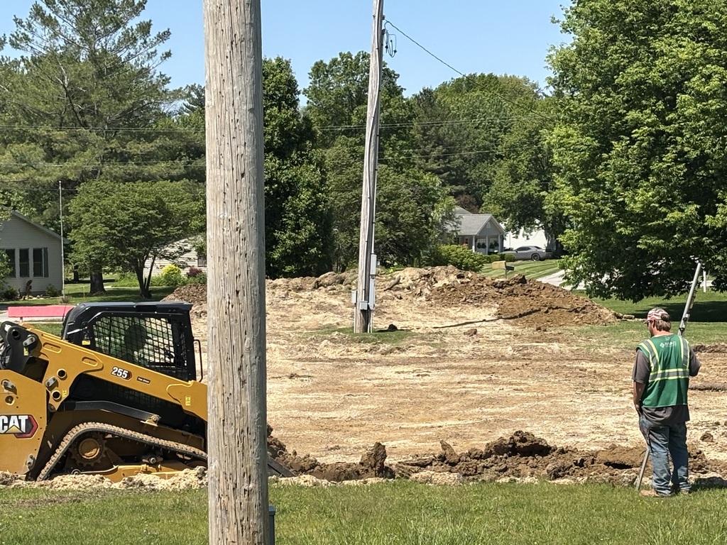 pickleball court at lowry breaking ground for construction