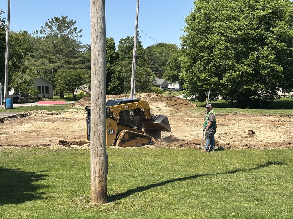 pickleball court at lowry breaking ground for construction
