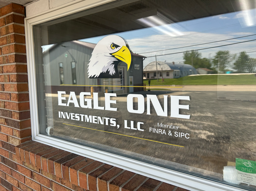 Eagle one investments, LLC member FINRA & SIPC window image