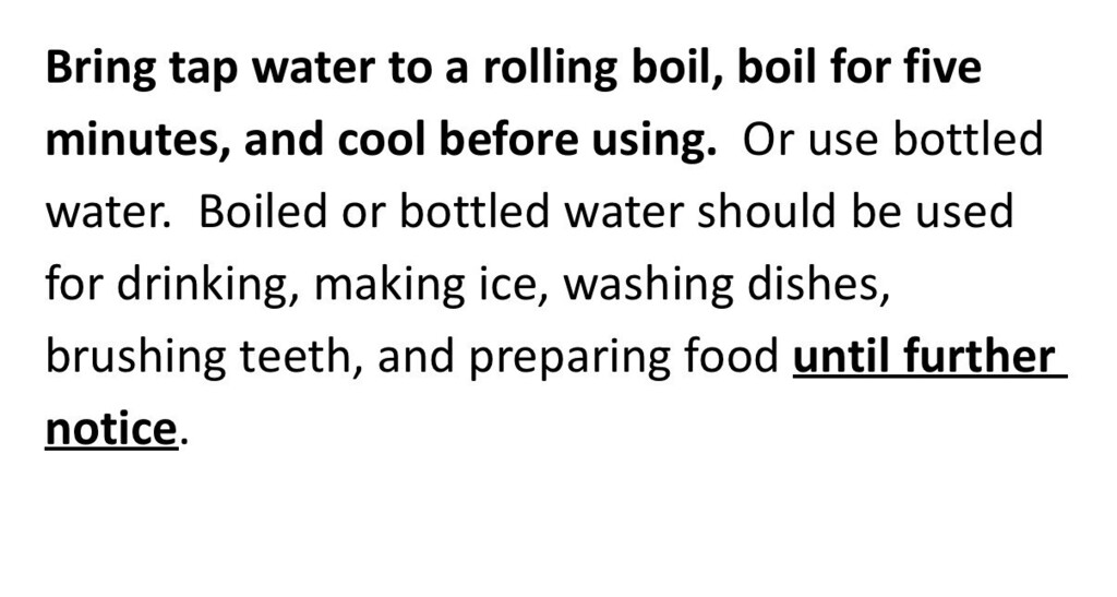 boil order