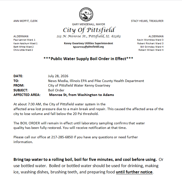 boil order for monroe street