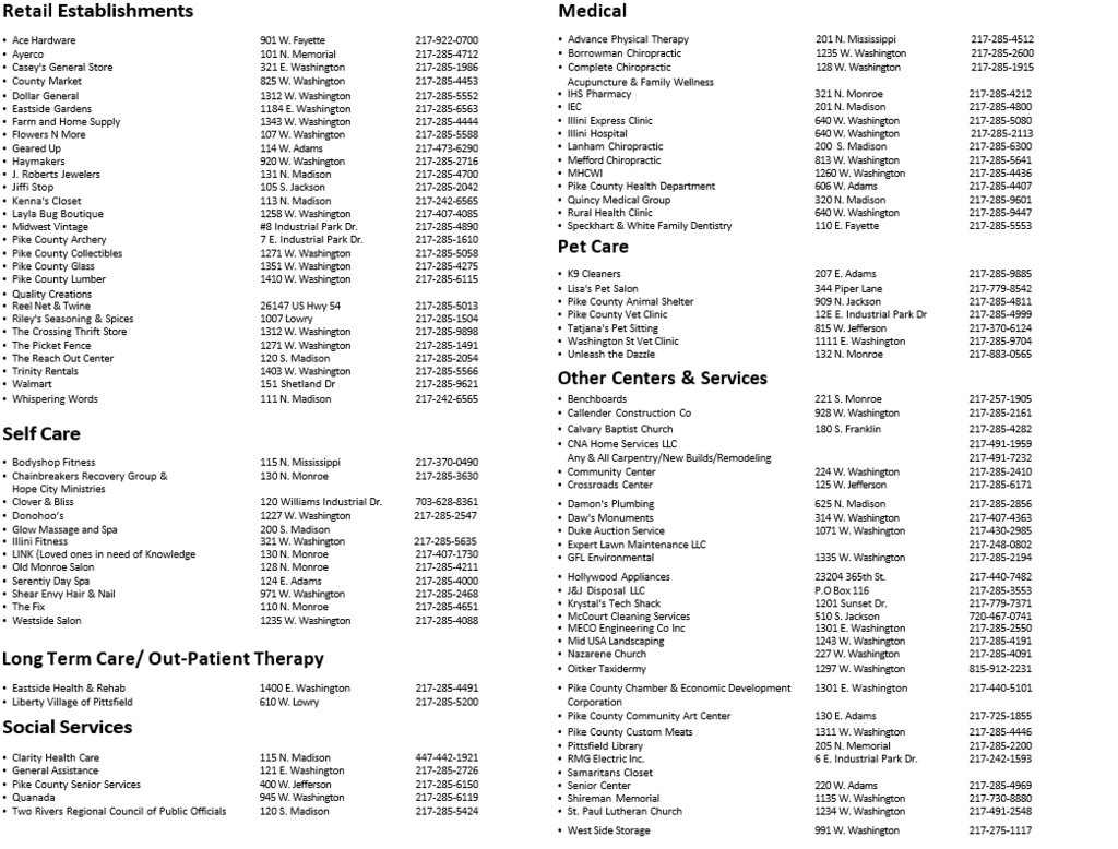 business brochure page 2