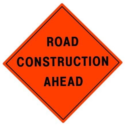 road construction ahead
