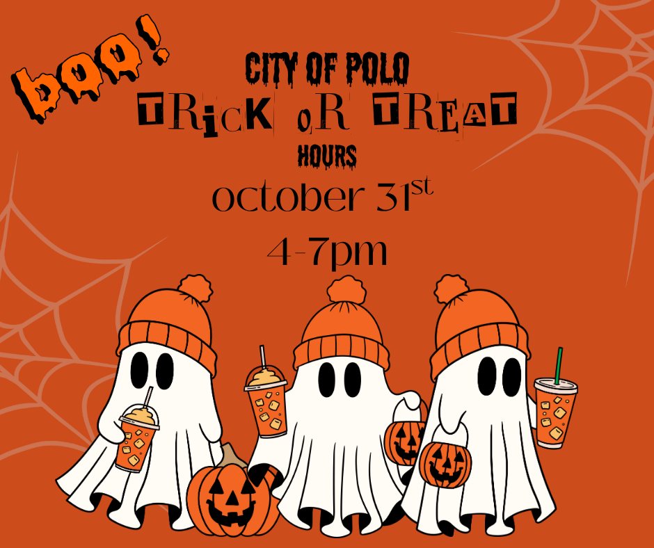 Trick or Treat Hours 10/31 4-7PM