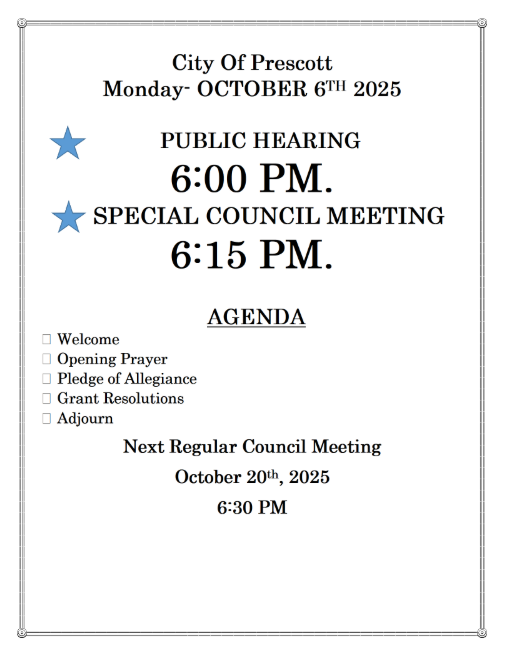 EDO Discussing Grant Resolutions